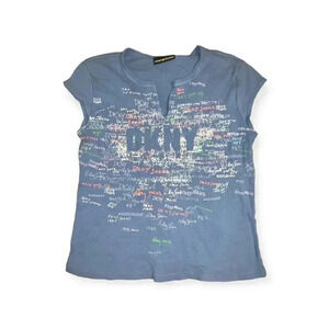 DKNY Y2k baby tee